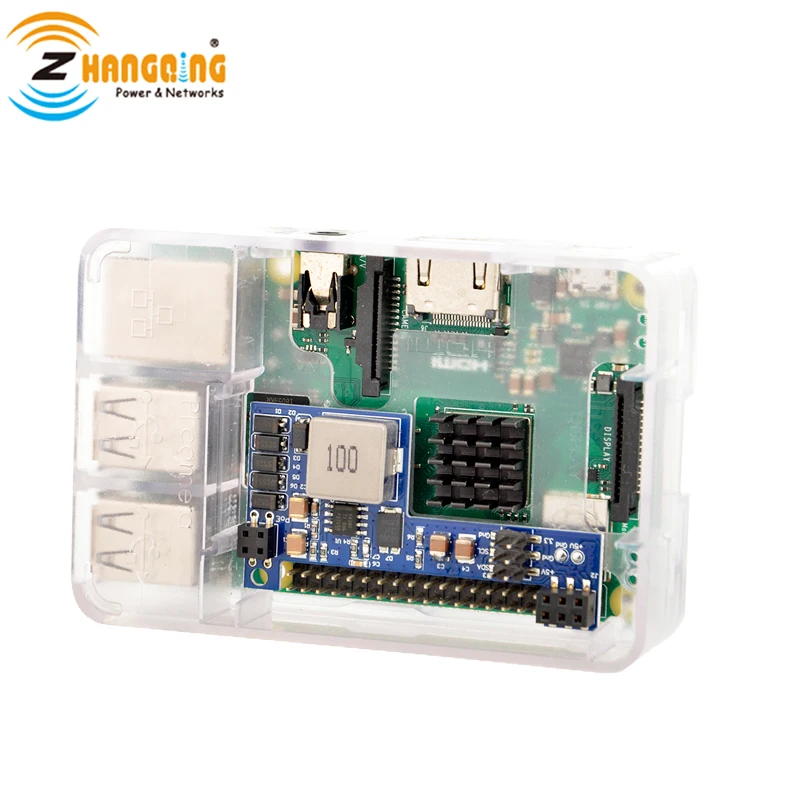 POE пассивный выход печатной платы PiHat 5 в 10 Вт PoE для Raspberry Pi 3B + или 4 GPIO и