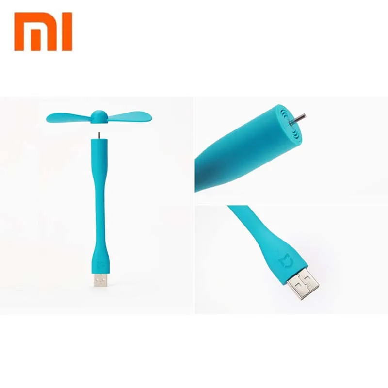 Портативный мини вентилятор Xiaomi Mijia ZMI гибкий съемный USB для портативного