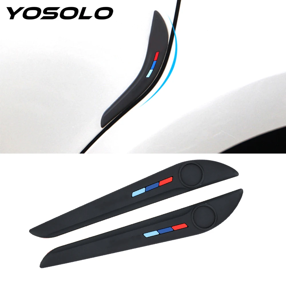 YOSOLO 2 шт./компл. царапин наклейка бампера зеркало заднего вида противоскользящая