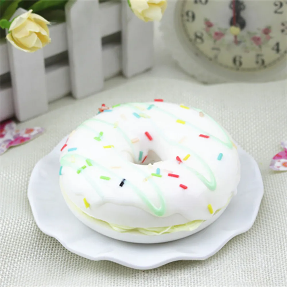 Мягкими Squeeze снятие стресса Мягкий красочный пончик Ароматические медленно