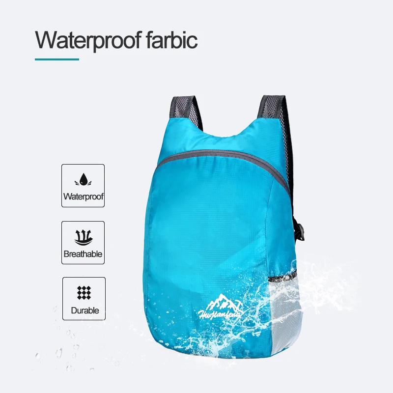 Легкий складной рюкзак 20 л ультралегкий спортивный для активного отдыха сумки