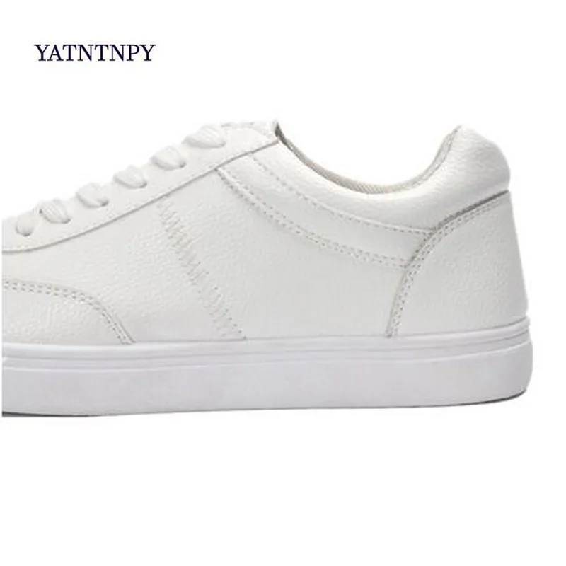 Однотонные белые Для мужчин повседневная обувь кроссовки 2019 Демисезонный легкий