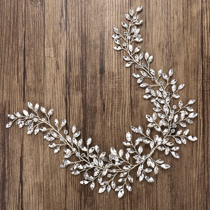 Свадебные аксессуары для волос Хрустальная лента роскошные украшения парадный