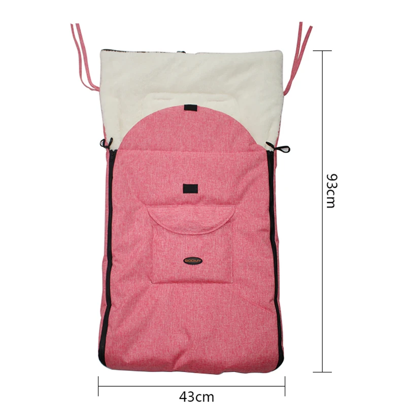 Зимний детский спальный мешок для коляски многофункциональный теплый зимний