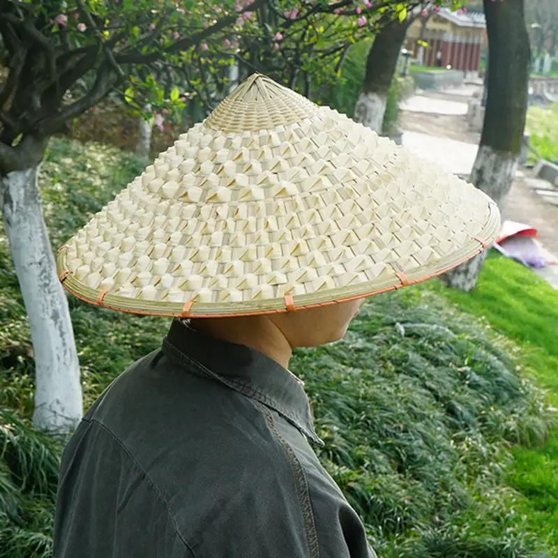 

Raya Bamboo Weaving Handmade Hat For Kid Adult Cosplay Dance Performance Cap