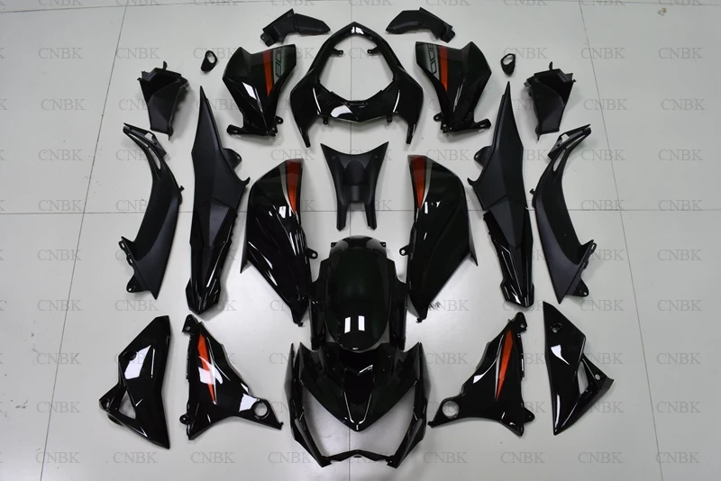 Обтекатели для Kawasaki Z800 2014 кузов 2013 Пластиковые обтекатели 2016 черный|Полные