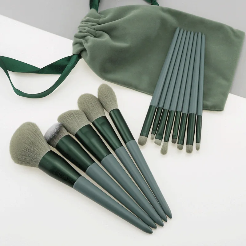 

Morandi makeup brush kit sets With Powder Blush Eyeshadow Eyeliner Foundation