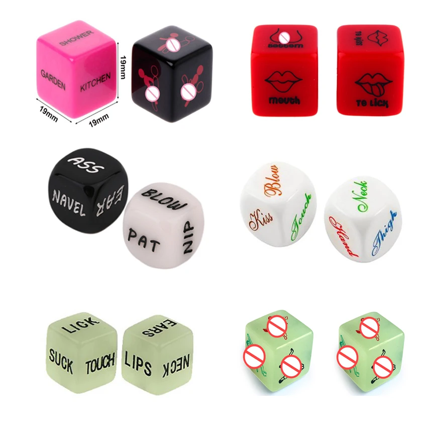 6 Side Funny Erotic Sex Dice Game for Adult Couples