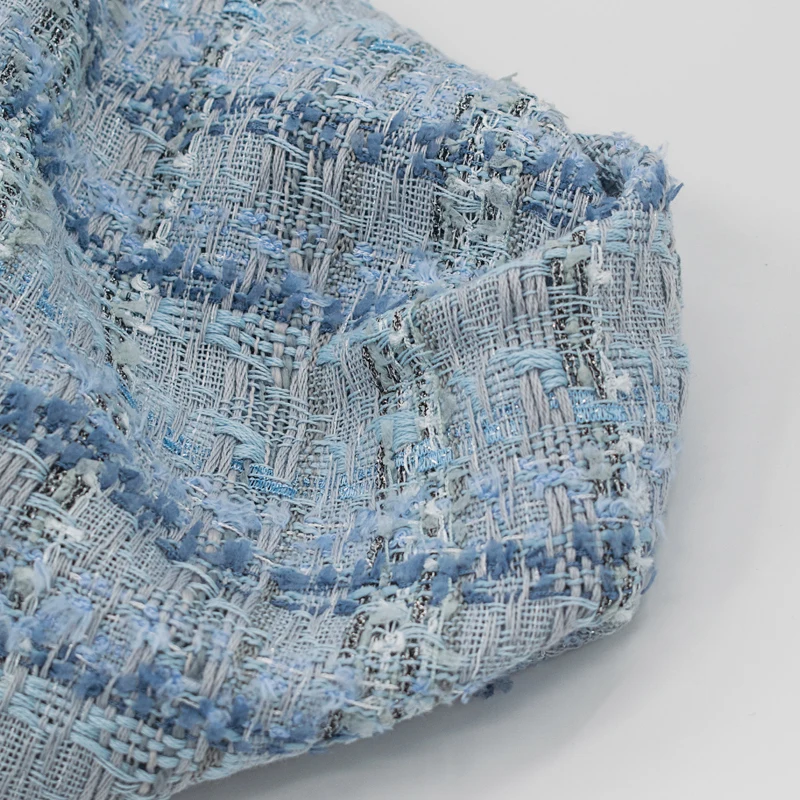 Light Grey Wool Cotton Soft Weaving Tweed Fabric For Coat Pants Ткань African Telas Tissu Ткани Sewing Tela | Дом и сад