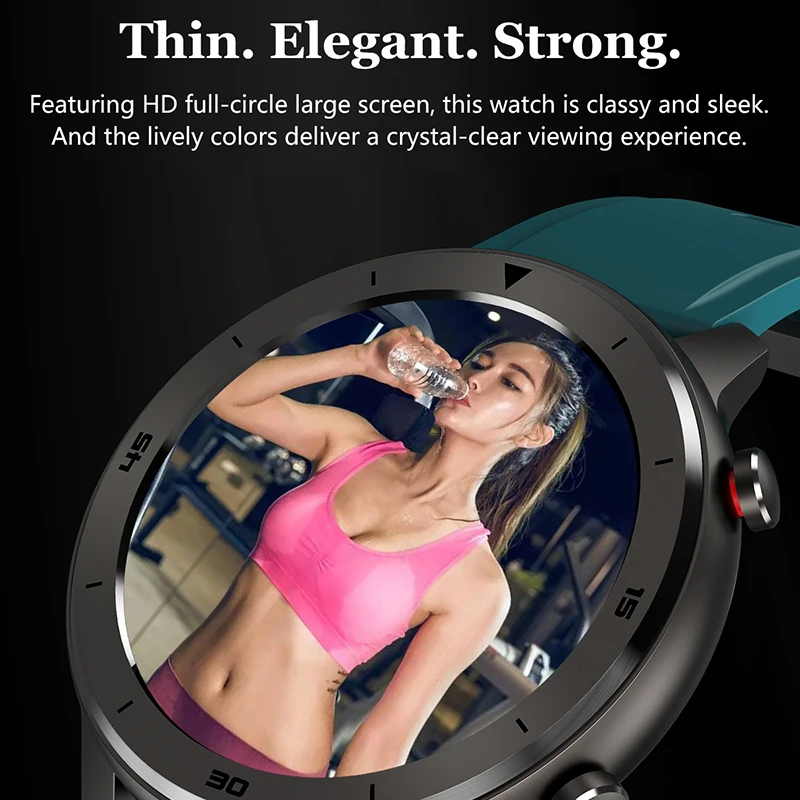 DT78 Смарт часы мужские и женские Smartwatch IP68 Водонепроницаемый 1 3 дюймов полный