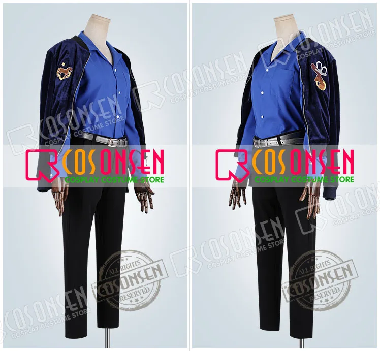 Отдел рэп битва Aohitsugi Samatoki ExtraWardrobe01 Косплэй костюм гипноз микрофон с ума триггер