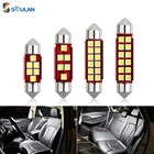 2 шт. LED гирлянда для автомобиля мощностью 31363941 мм C5W C10W 3030-612Smd Авто купола лампочки Canbus Нет Ошибка салона рабочие лампы Диод