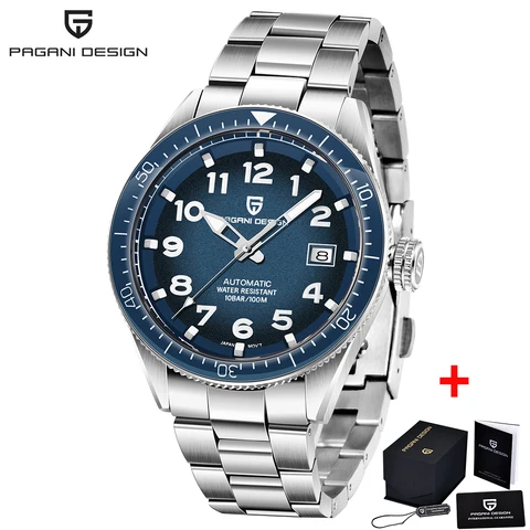 PAGANI Дизайн 2020 модные новые мужские часы брендовые Роскошные водонепроницаемые часы спортивные деловые часы Мужские автоматические часы из нержавеющей стали