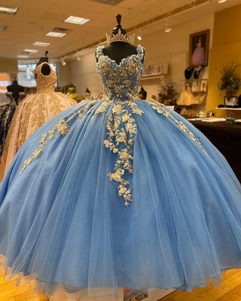 

Очаровательное синее бальное платье, платья для Quinceanera 2022, милое платье с бусинами 16, платье для выпускного вечера и вечевечерние, платье на ...