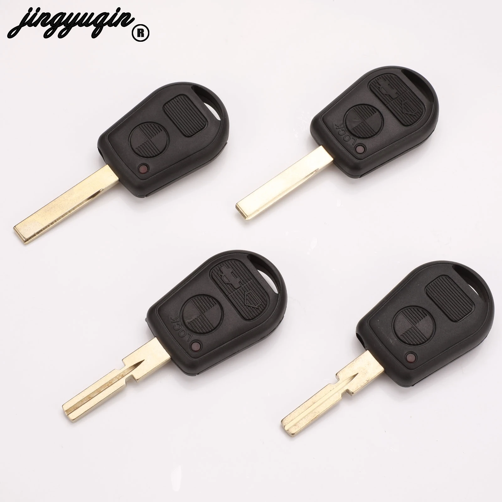 Чехол для автомобильных ключей jingyuqin 2/3 кнопки BMW E31 E32 E34 E36 E38 E39 E46 Z3 Z4 Hu58 hu92 без