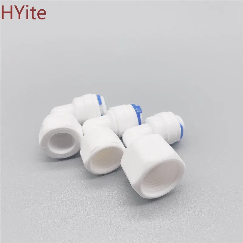 RO водный фитинг локоть 1/4 &quot3/8&quot OD шланг &quot1/2&quot 1/8 &quotBSP Женская резьба