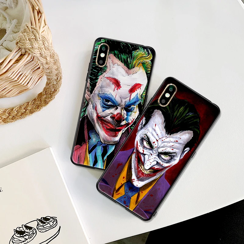 В стиле Джокер для мобильных телефонов samsung A5 6 7 A8 A9 10 A10 A20 30 A40 A50 A60 70 M40 Мягкий
