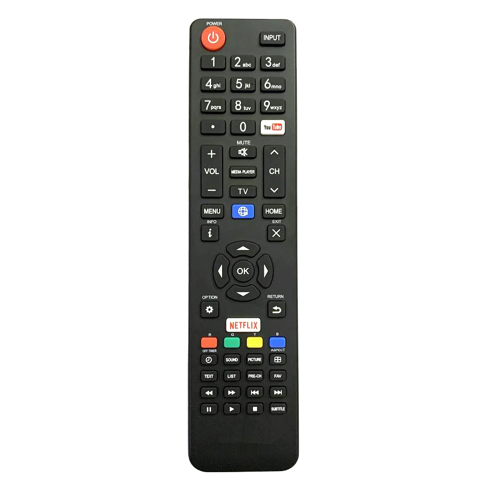 Новый оригинальный ИК беспроводной пульт дистанционного управления для SANYO Smart TV с кнопками YouTube Netflix DH1710302719 06-532W54-SA01X