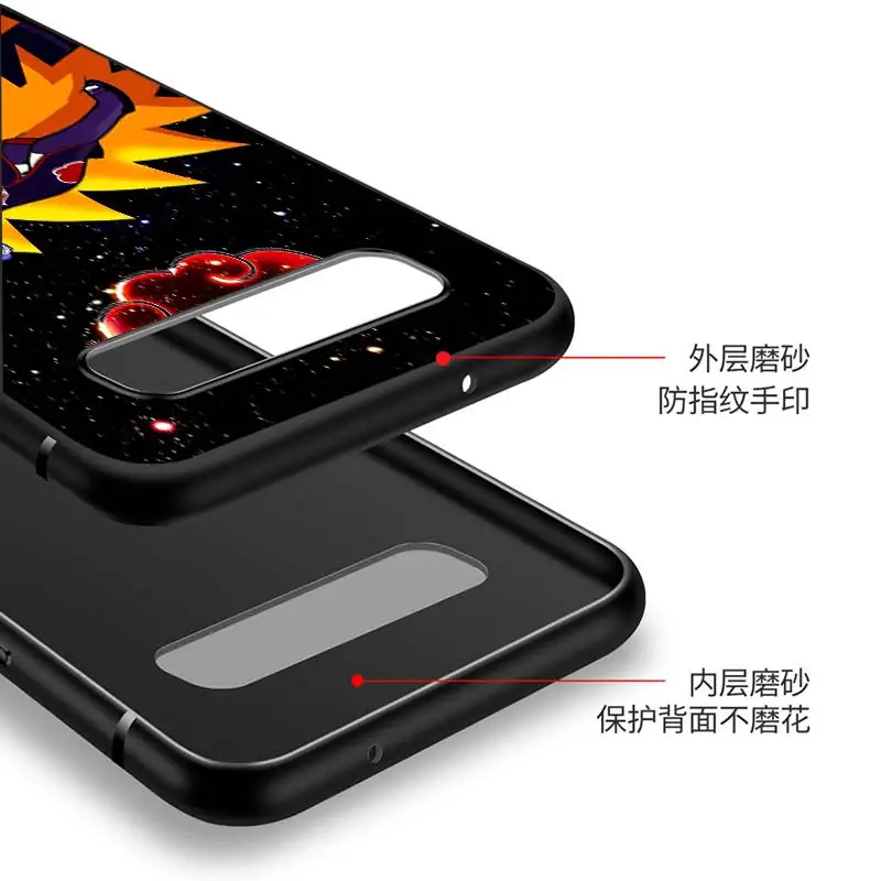

Cute Anime Japanese for Samsung Galaxy Note 20 S20 FE Lite Ultra 10 9 8 Pro S10E S10 5G S9 S8 S7 S6 Plus Black Phone Case