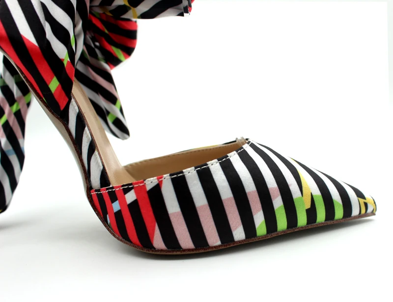 Босоножки женские на высоком каблуке шёлковые сандалии с ремешком щиколотке