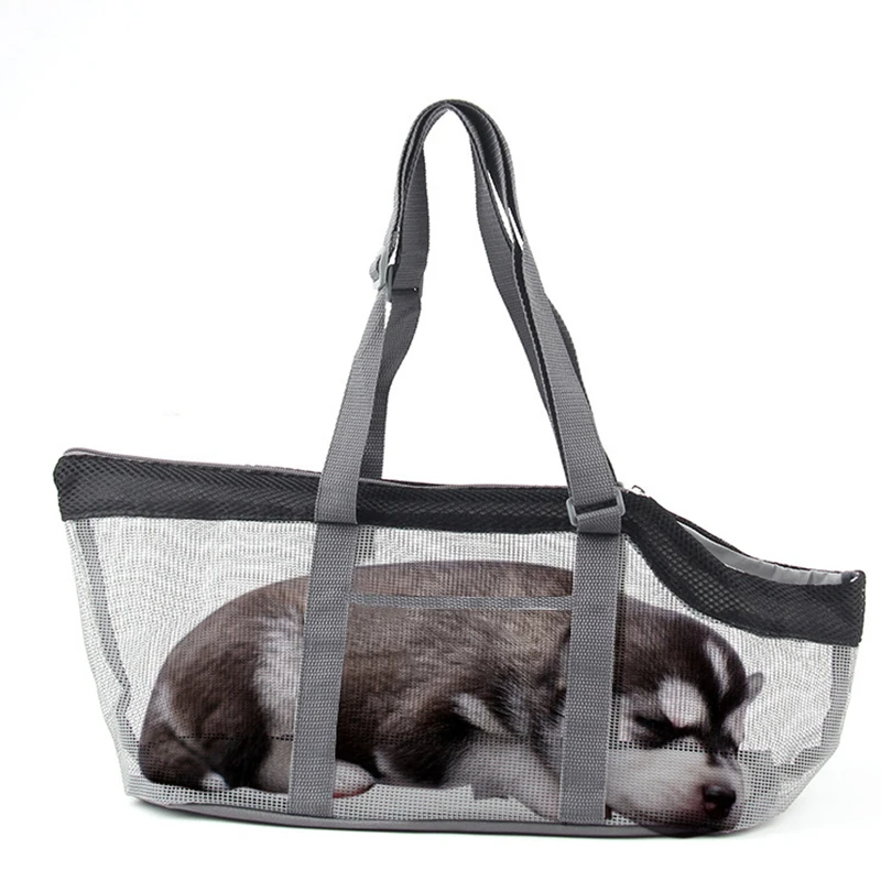 

Mesh Cat Carrier Bag Portable Foldable Puppy Single Shoulder Bags Breathable Outdoor Travel Kitten Handbag Pet Accessories