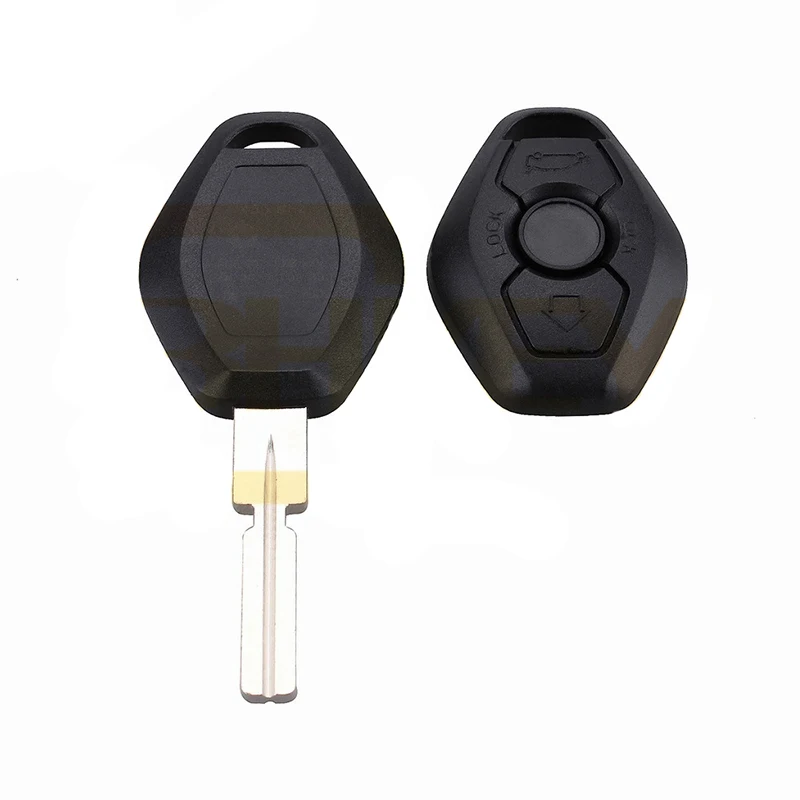 Чехол для ключа автомобиля 3 кнопки дистанционного оболочки BMW E38 E39 E46 системы