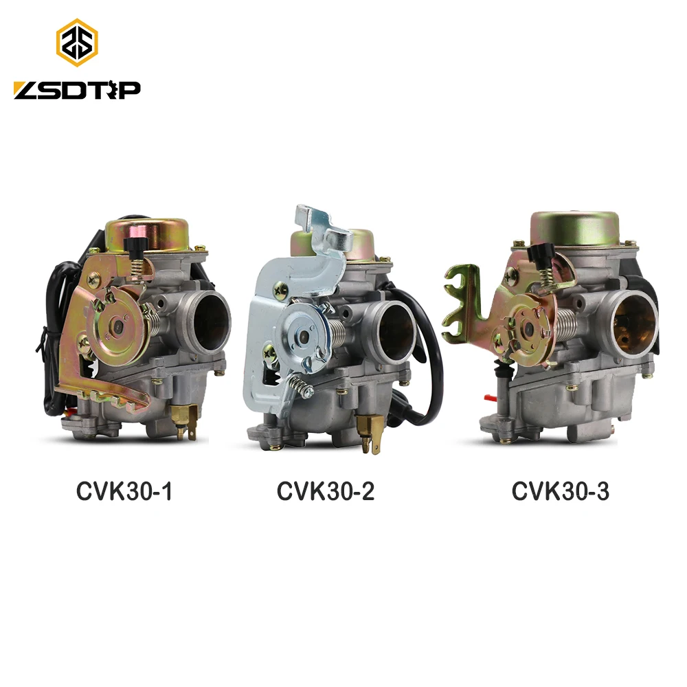 Карбюратор с нагревателем ZSDTRP Top Pull CVK30 для ATV UTV MANCO TALON Linhai Aeolus VOG 260 300 TANK YP250