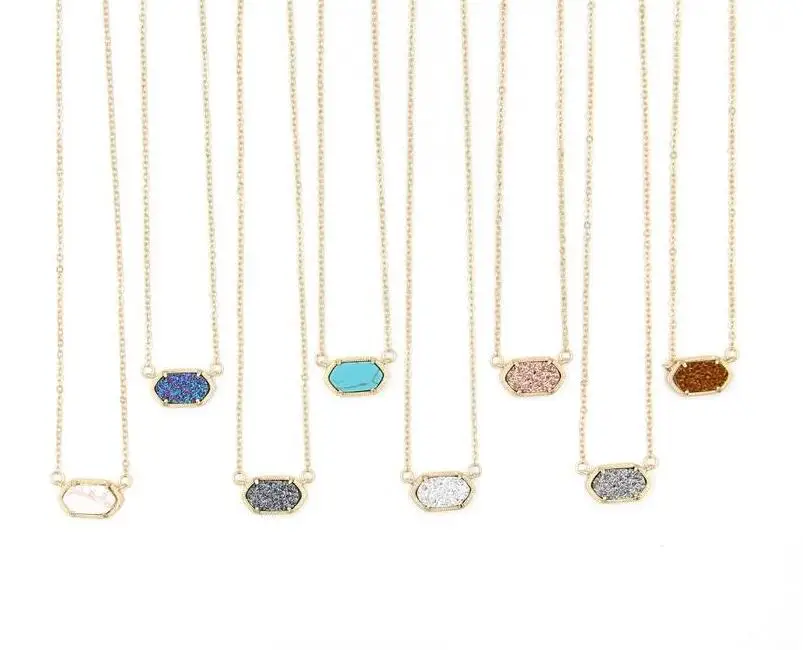 

Ожерелье-чокер женское с подвеской из искусственного кварца