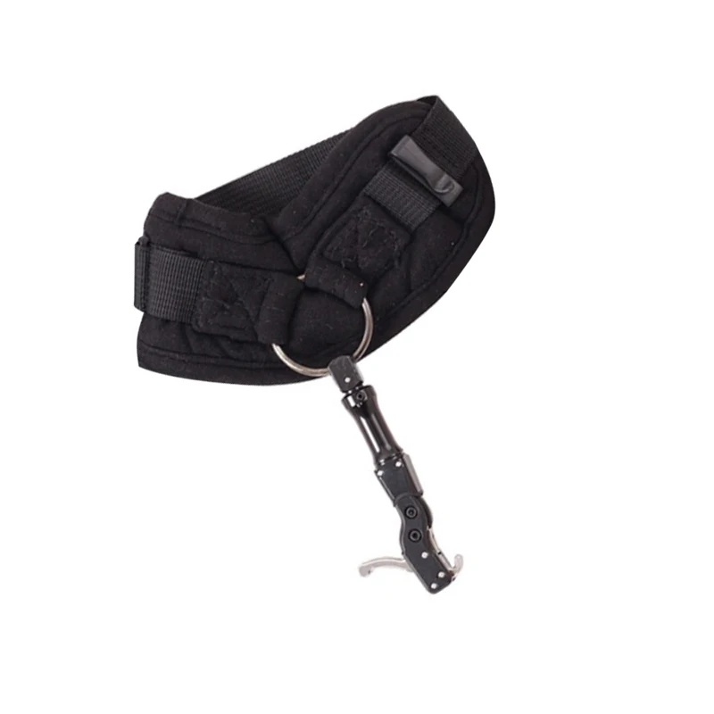 Tiro com Arco de Pulso Alça de Pulso Ajustável para Arco Liberação Aids Arco Caplier Gatilho Composto Acessórios Caça Tiro 1 Pçs 9 Esporte e Lazer