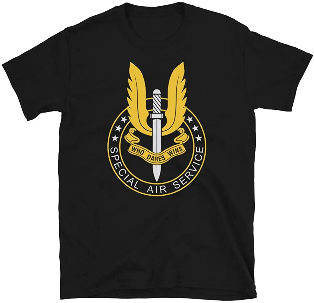 

SAS Special Air Service Regiment Who Dares Wins British Army United Kingdom Forces T-Shirt