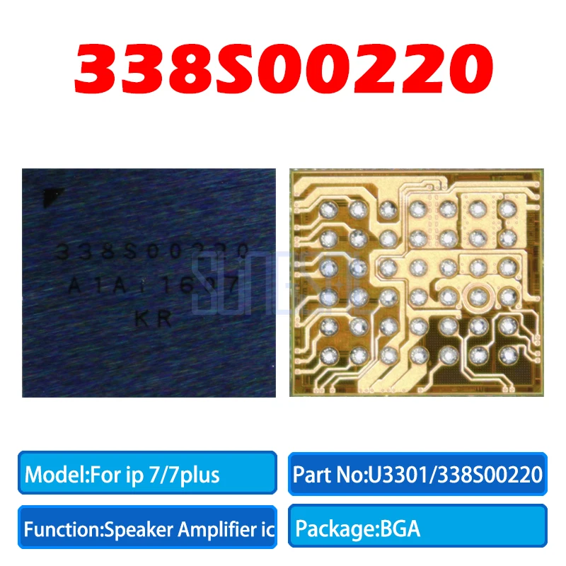Микросхема для iPhone 7, 7Plus, U3402, U3502, 1 шт./лот, 100% оригинал, 338S00220