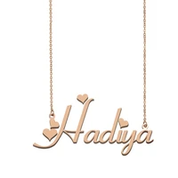 hadiya name necklace custom name necklace for women girls best friends birthday wedding christmas mother days gift