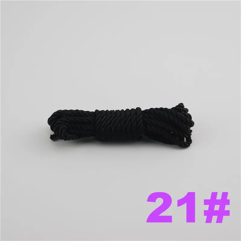 21 FASMILEY DIY Cord Jewelry findings 3 мм плетеный Канат мульти сплошной Цвет витая нить DIY аксессуары строка поставляет 100 м DS217 - Цвет: 21