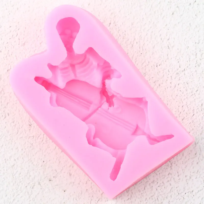 Силиконовые формы для виолончели форма мыла и помадки ручной работы инструменты