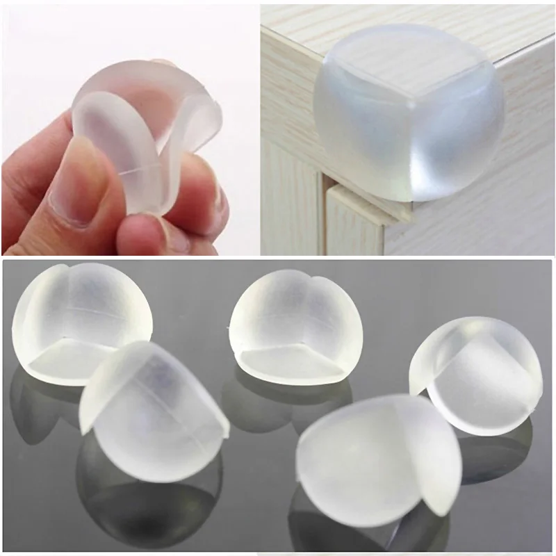 Round Corner Protectors Corner Cushions For Glass Tables Or Shelves With 3M Sticker Baby Safe 1200PCS