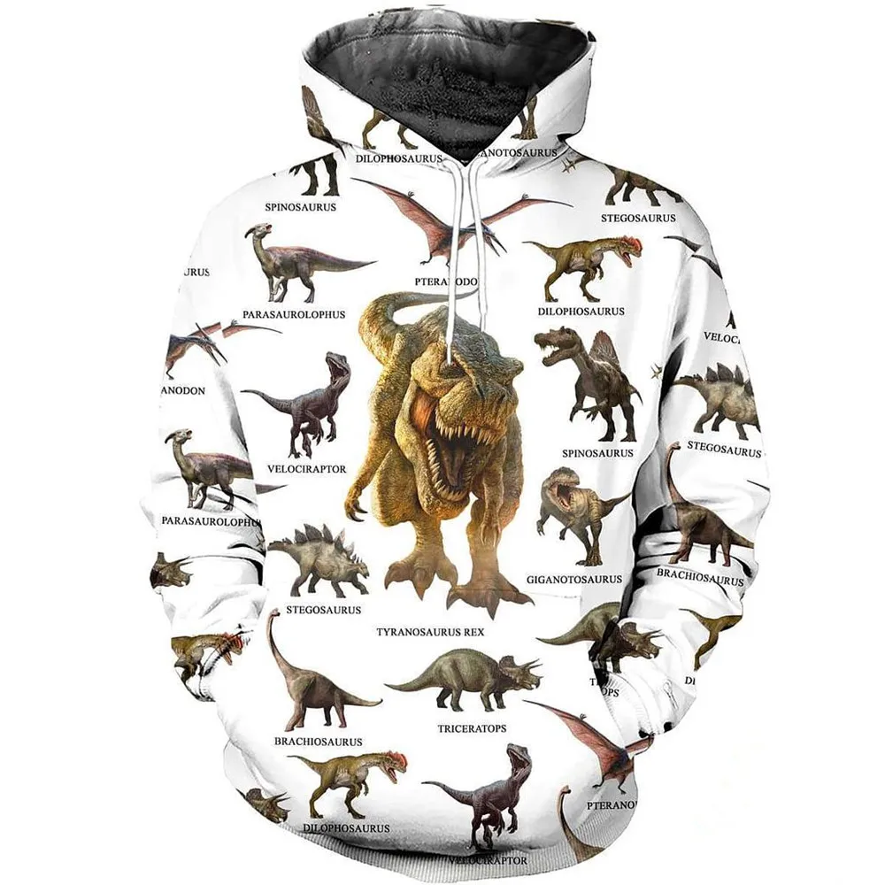

Dinosaurs Collection 3D All Over Printed Men Hoodies Harajuku Casual Sweatshirt New Fashion Zip Jackets DY34