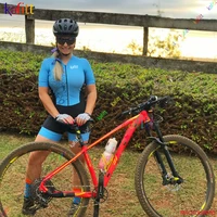 blue short jumpsuit female cycling clothing bike jersey summer free shipping profession triathlon macaquinho