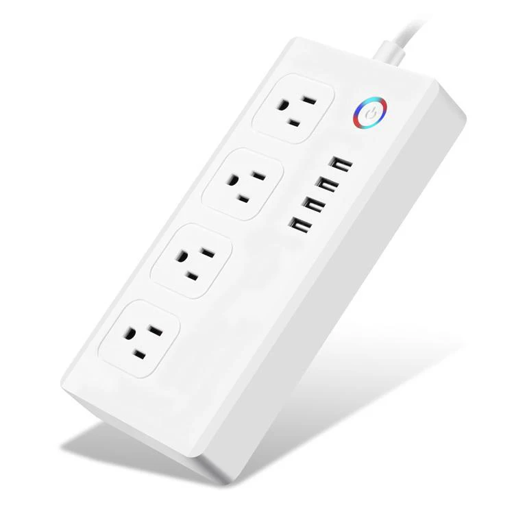 Zigbee Смарт Мощность полосы бар несколько розетки удлинитель с 4 USB и