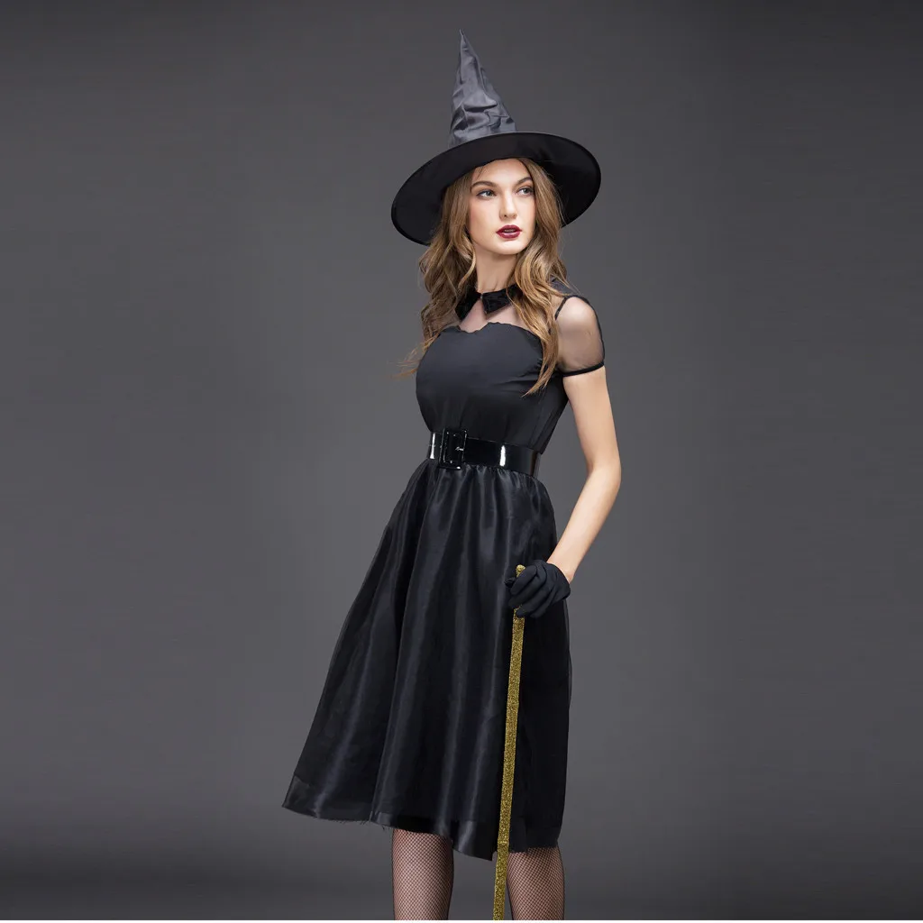 Модные женские туфли Платье для костюмированной вечеринки на Хэллоуин дамы