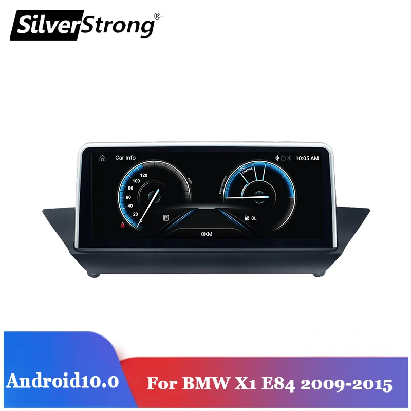 SilverStrong Android 10 25 &quotрадио плеер для BMWX1 E84 2009 2015 GPS навигация Мультимедийная система