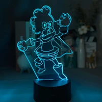 my hero academia 3d picture lamp lampara anime led night light for fans smart phone control visual light effect room led light
