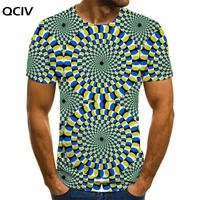 qciv brand dizziness t shirt men abstract shirt print pattern anime clothes art funny t shirts short sleeve t shirts casual tops