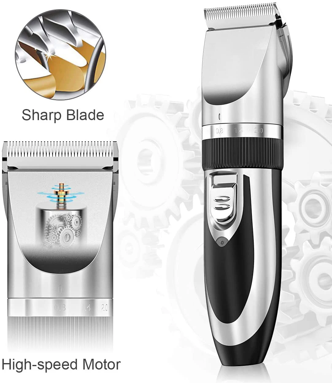 Электрический триммер для собак и кошек аккумуляторная машинка с USB-зарядкой