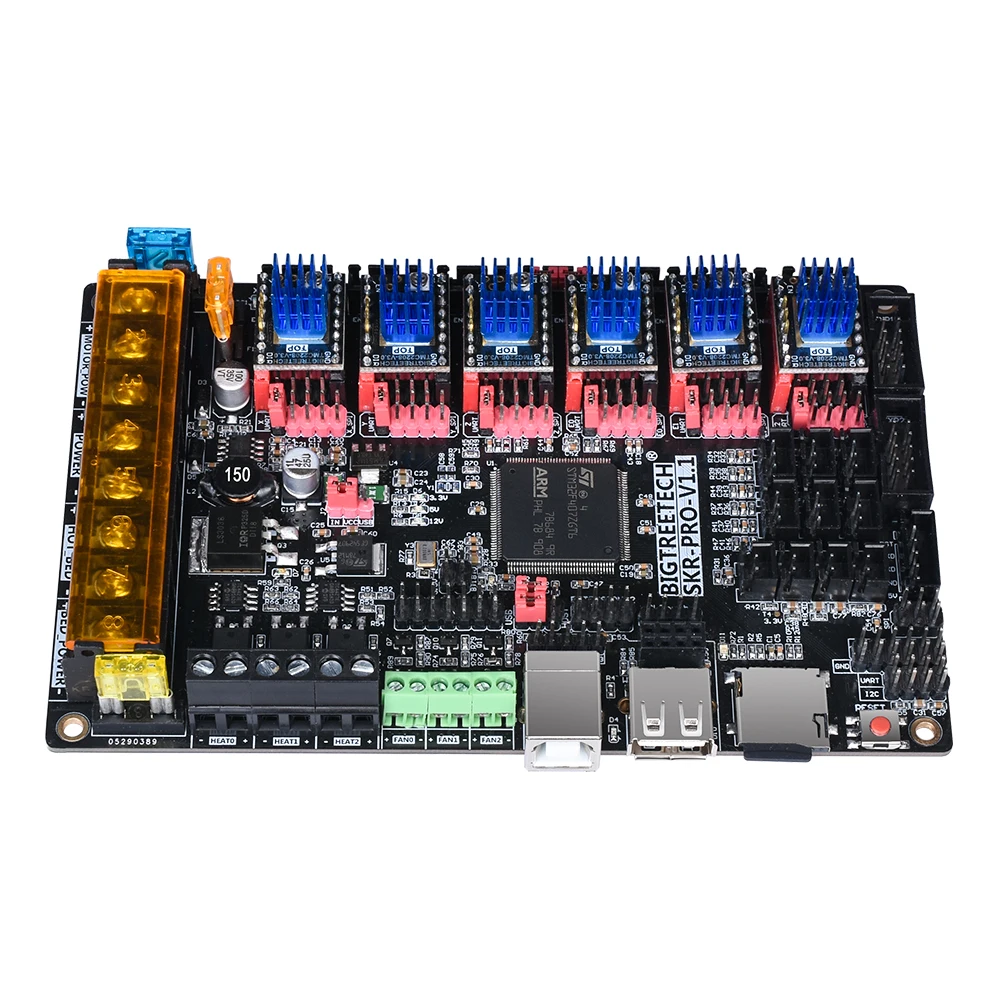 BIGTREETECH TMC2208 V3.0 Драйвер шагового двигателя UART VS TMC2209 TMC2130 для SKR V1.3 плата управления Ramps 1,4 MKS части 3d принтера