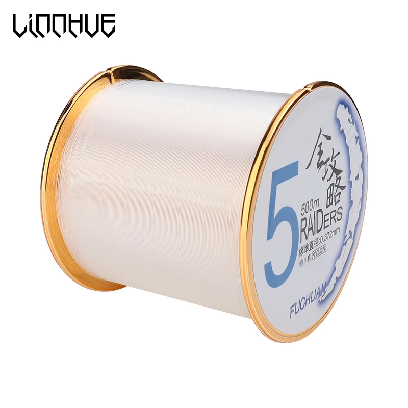 

LINNHUE 1Pcs 500M 10-42LB Nylon Fishing Line Long Shot Durable Monofilament Japan Material Freshwater Carp Fishing Accessories