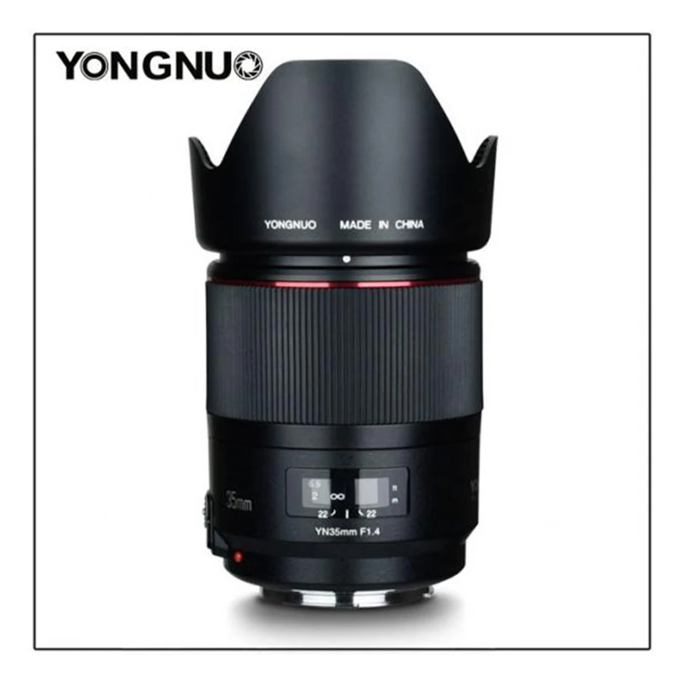 YONGNUO YN35mm F1.4 широкоугольный объектив с полной рамкой для Canon DSLR камер 70D 80D 5D3 MARK II 5D2 5D4 600D 7D2 6D 5D