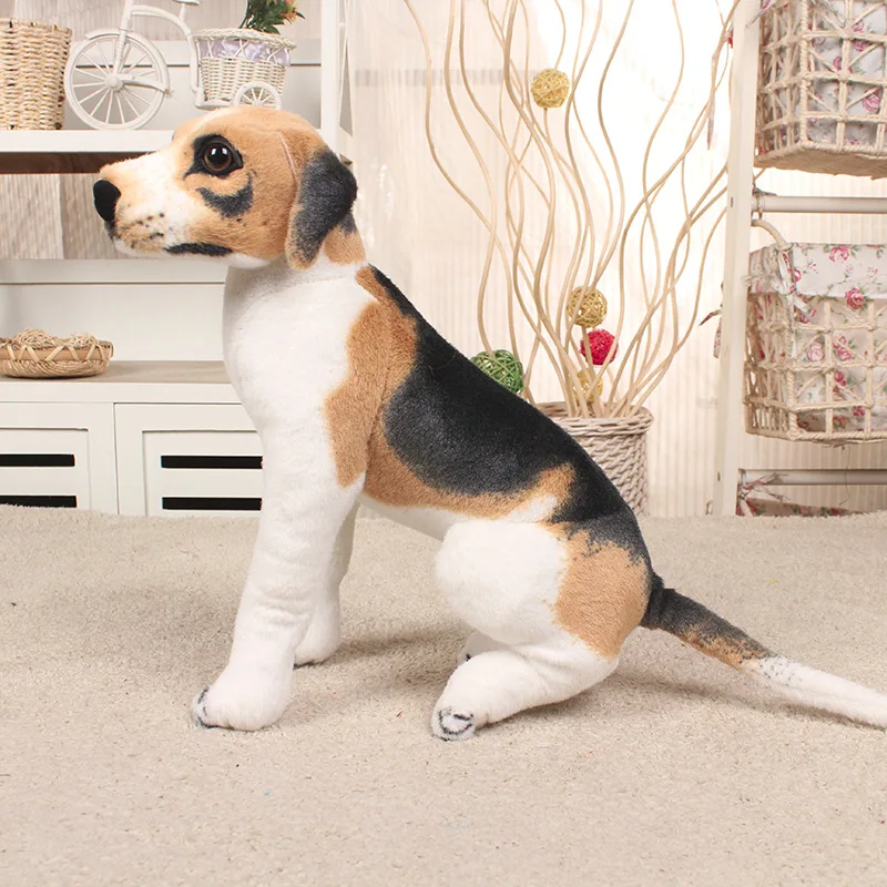 50 см Прекрасный сидит Мигель подушка в виде собаки живой имитация чучела