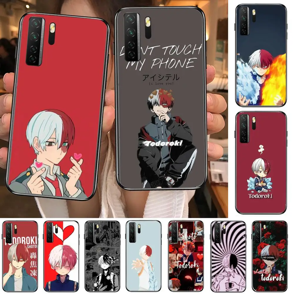 

Boku no My Hero Academia Todoroki Black Soft Cover The Pooh For Huawei Nova 8 7 6 SE 5T 7i 5i 5Z 5 4 4E 3 3i 3E 2i Pro Phone Cas