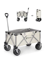 portable storage box outdoor camping trolley folding camping small trailer camp trolley shopping cart lightweight folding simple