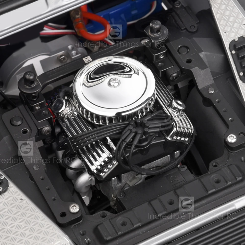 Радиоуправляемый автомобиль F82 V8 мотор с имитацией двигателя Охлаждающие